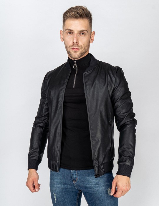 SOPRANO Leather Jacket Black
