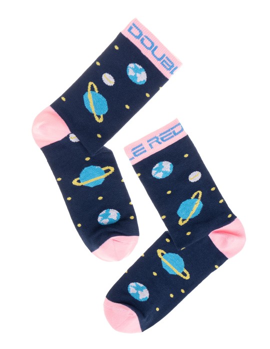 DOUBLE FUN Socks Astronaut