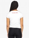 White T-shirt BASIC DOUBLE RED red