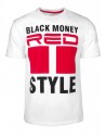 DR M Black Money Style T-shirt White