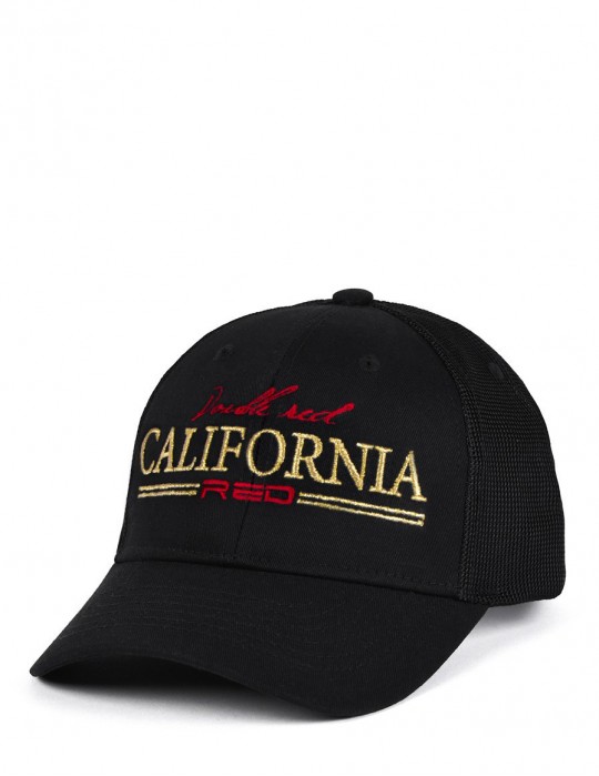 CALIFORNIA RED Cap Black