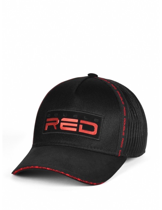 DOUBLE RED EXQUISIT Cap Black