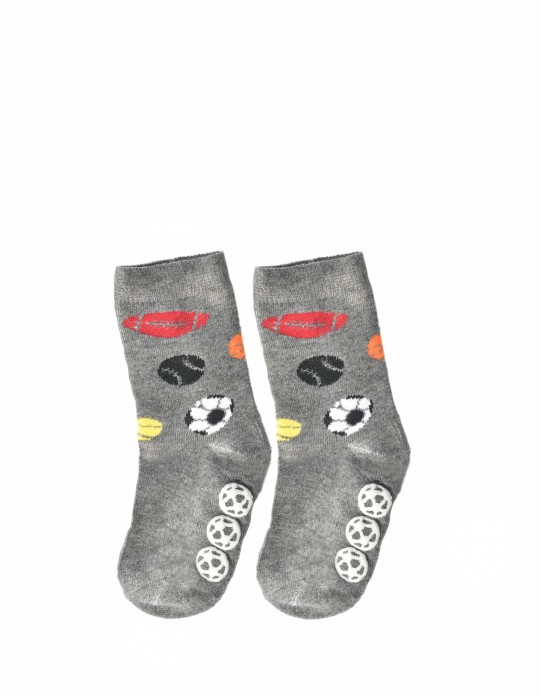 KID Fun Socks Sport Dark Grey