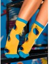 Women's FUN Socks Blue Tropical